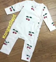 KongesSløjd　長袖ロンパース　チェリー　コンゲススロイド　オーガニック
