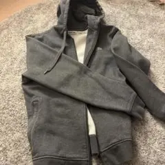 LACOSTE SPORT グレー フード付きパーカー US L