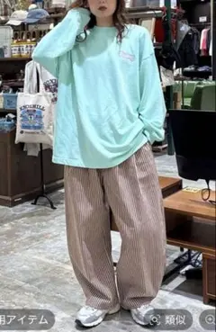 ［MODE NORM CORE］ミニ裏毛グラフィック ロングTシャツのサムネイル
