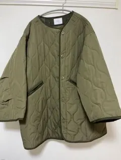 Discoat キルティングジャケット オリーブ