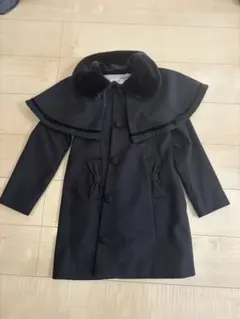pomonakiss セーラーコートブラック130cm