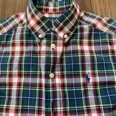 【美品】ラルフローレン　シャツ　チェック　サイズ18M