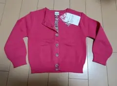 【新品未使用】SHIPS ピンクカーディガン 80サイズ