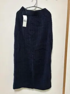 レディース　GU ケーブルニット ナロー スカート 美品