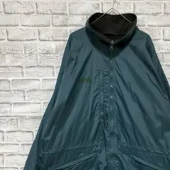 コロンビア　マウンテンパーカー中綿　グリーン2XLロゴ刺繍アウトドア1126