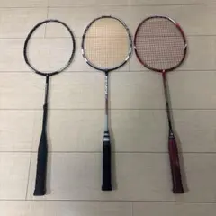 バドミントンラケット 3本セット