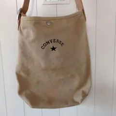 CONVERSE ショルダーバッグ ベージュ キャンバス