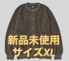 GU UNDERCOVER シャギークルーネックカーディガン OLIVE XL