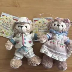 ダッフィー&シェリーメイぬいぐるみバッチ2体セット(サマーサプライズ)