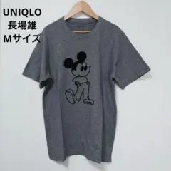 【UNIQLO】ミッキー アート グラフィックT（長場雄・半袖）M グレー