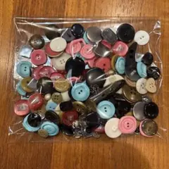【レトロボタン】大量まとめ売り ハンドメイド資材 素材セット 手芸 パーツ
