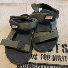 Coleman カーキサンダル　18センチ