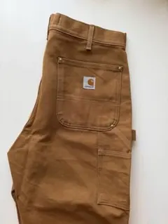限定値下Carhartt カーハートダブルニー ワークパンツ USA製 ブラウン