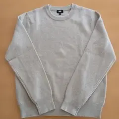 【最終値下げ】ウォッシャブルミラノリブクルーネックセーター ベージュ M