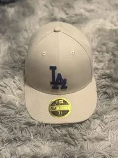 New Era 59FIFTY LAキャップ7 3/8 ベージュ