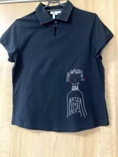 PICONE 半袖ポロシャツ ブラック