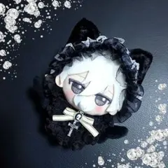 hiro様ご専用になります　ちびぐるみ用　猫耳ヘッドドレス　スタイ　羽根　ぬい服