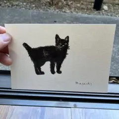 黒猫 イラスト