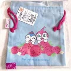 【新品】　アンパンマンミュージアム限定 巾着 ドキンちゃんコキンちゃん