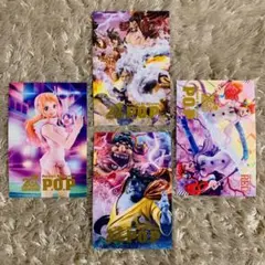 ジャンプフェスタ2025 ワンピース POP ポストカード 4枚セット 非売品