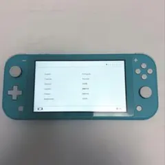 【動作確認済み】Nintendo Switch Light ターコイズ 本体のみ