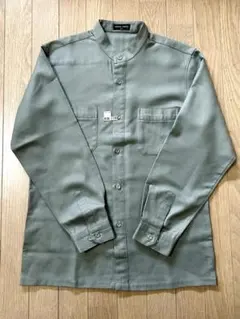 pierre cardin ピエールカルダン 長袖シャツ ノーカラーシャツ M