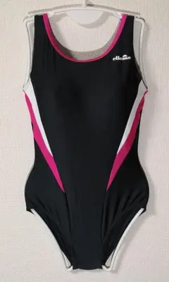 【ellesse】スポーツ用水着 ワンピース グレー/黒/ピンク O(LL) ellesse】スポーツ用水着 ワンピース グレー/黒/ピンク O(LL