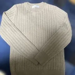 URBAN RESEARCH ベージュ ケーブル編みニット