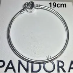 PANDORA heart claspbangle bracelet19cmのサムネイル