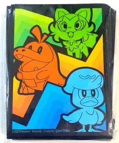 【新品】海外限定 ニャオハ・ホゲータ・クワッス デッキシールド スリーブ 65枚