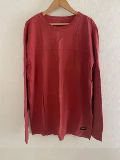 AMERICAN EAGLE アメリカンイーグル レッド 朱色 長袖カットソー