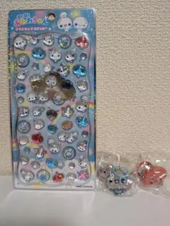 カミオジャパン ぷくぷくあわわちゃん ステッカー &めじるしセット