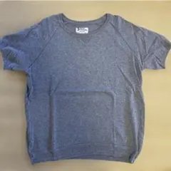 半袖裏毛スウェットシャツ　トレーナー　tシャツ グレー