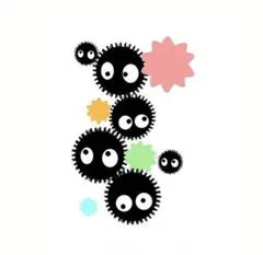 カラフルキャラクターステッカー