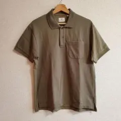 ユニクロ　エンジニアドガーメンツ　ドライカノコブロックポロシャツ　オリーブ　M