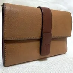 人気　ロエベ　折り財布　バーティカルウォレット　スモール　バイカラー　アナグラムのサムネイル