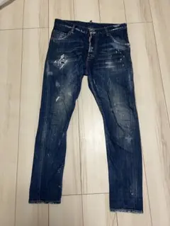 極美品 DSQUARED2 ダークブルーデニムシャツ 52 - メルカリ