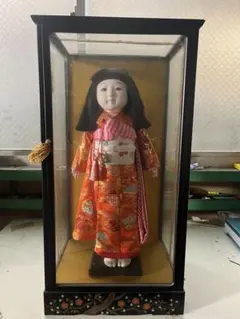 市松人形 ガラスケース入り 伝統工芸品 - メルカリ