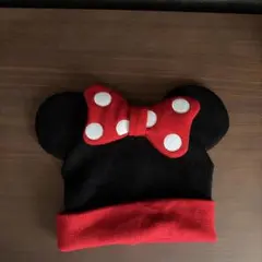 ミニーマウス 耳付き帽子 サイズ58cm
