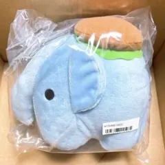 新品未使用　ドムドム　ハンバーガーとポテトが乗ったどむぞうくんぬいぐるみ