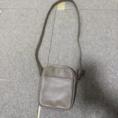 ブラウン ー 合成皮革 ショルダーバッグ