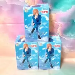 【新品　段ボール発送】ちょこのせ コナン 萩原千速 フィギュア　3点　ちはや