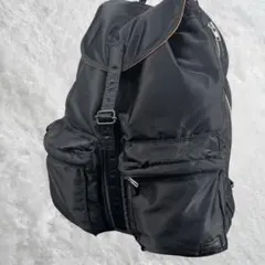 美品✨ポーター　タンカー　リュック　ナイロン　黒　オレンジ　廃盤品