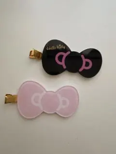 限定】ハローキティ展 シークレット前髪クリップ りぼん 11個セット