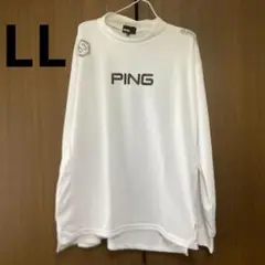 早い者勝ち✨】新品 ピンゴルフ PING レディース モックネック L 白系