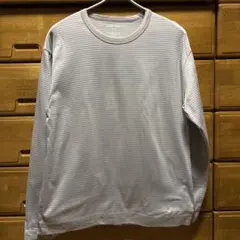 GLOBAL WORK ストライプ 長袖Tシャツ M メンズ