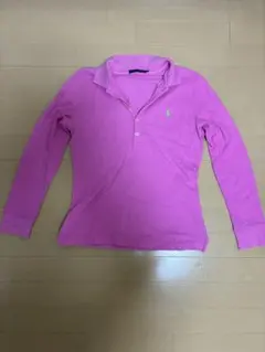 POLO RALPH LAUREN 長袖 ポロシャツ ピンク