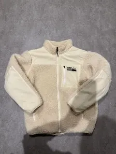 FIRST DOWN フリースジャケット ボアジャケット　クリーム色