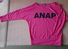 ANAP ピンク 長袖 トップス Fサイズ　ロンT