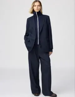 UNIQLO C テーラードジャケット&イージーワイドパンツ